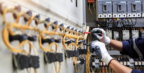 Professional Electrician technician working in Pearsall, TX